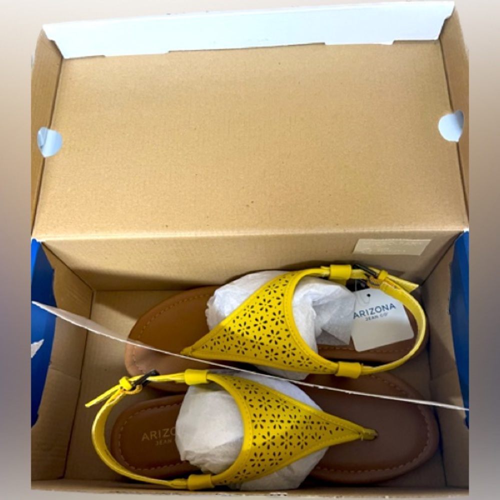 Yellow sandals